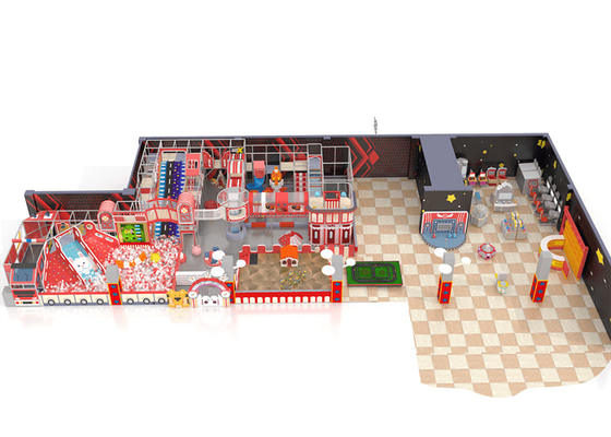 jeu mou Maze With Arcade Machine de terrain de jeu d'enfants de 5m d'enfants d'intérieur d'équipement