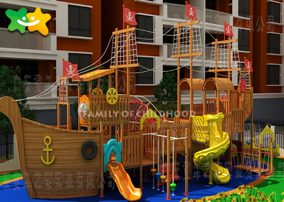 Installation de terrain de jeu des enfants des enfants pro d'équipement de Chambre extérieure de Cubby