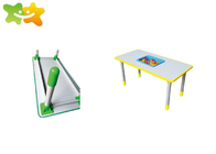 Creative Kindergarten Classroom Furniture , Nursery School Desk Environmental Protection