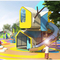 Fibre de verre extérieure d'équipement de parc d'attractions d'ODM pour le jeu unisexe d'enfants
