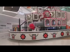 Équipement d'intérieur de terrain de jeu d'enfants faits sur commande attirants avec la glissière magique de piscine de boule