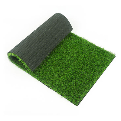 Matériel en plastique synthétique artificiel de PE de tapis de plancher d'herbe écologique