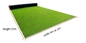 PE artificiel pp d'herbe verte de GV du tapis à haute densité vert-foncé 4*25m de plancher