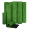 PE artificiel pp d'herbe verte de GV du tapis à haute densité vert-foncé 4*25m de plancher