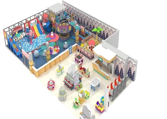 Piscine adaptée aux besoins du client de boule de terrain de jeu d'équipement de parc de jeu avec la machine de jeu d'enfants